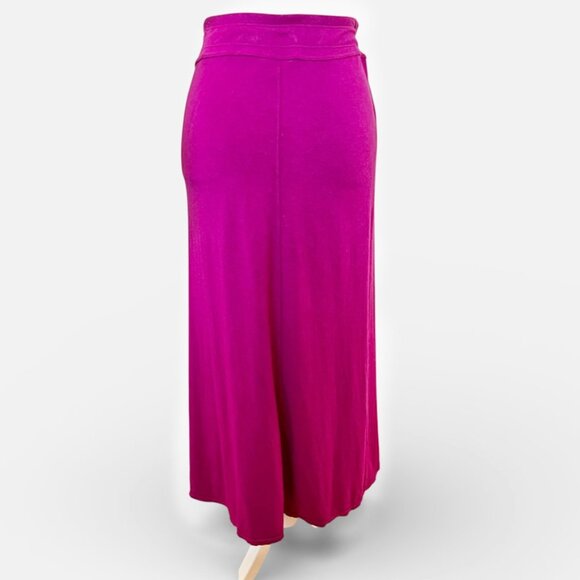 ATHLETA Beachcomber Midi Hi-Low Skirt Medium Cactus Flower Pink Athleisure - Picture 4 of 8